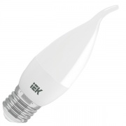 Лампа светодиодная ECO CB35 свеча на ветру 5Вт 230В 4000К E27 IEK