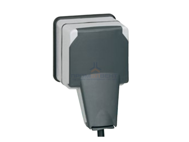 Розетка с крышкой системы 