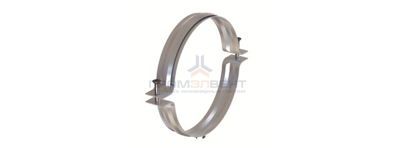 Хомут для тяжелых нагрузок 400мм, без изоляции
