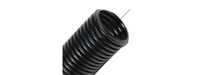 Труба гибкая двустенная для кабельной канализации д.90мм, цвет черный, без протяжки [бухта 50м]