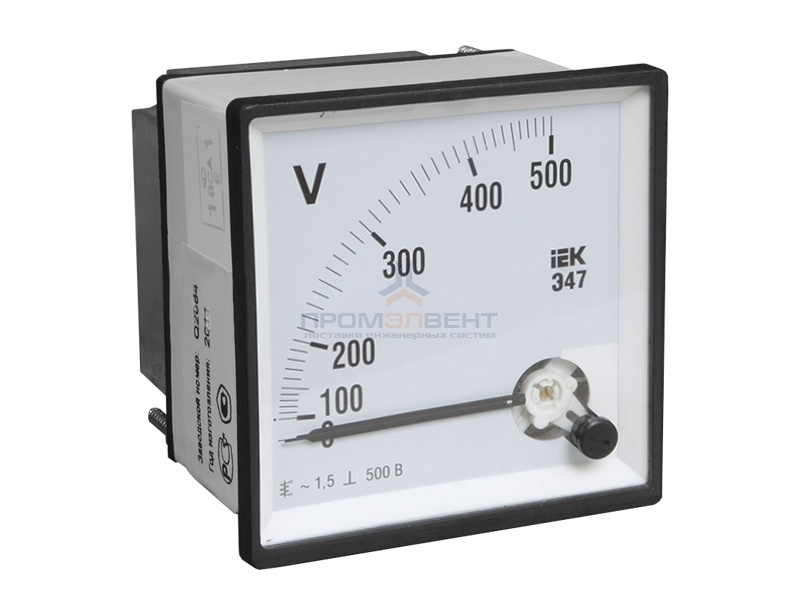 Вольтметр Э47 500В кл. точн. 1,5 72х72мм