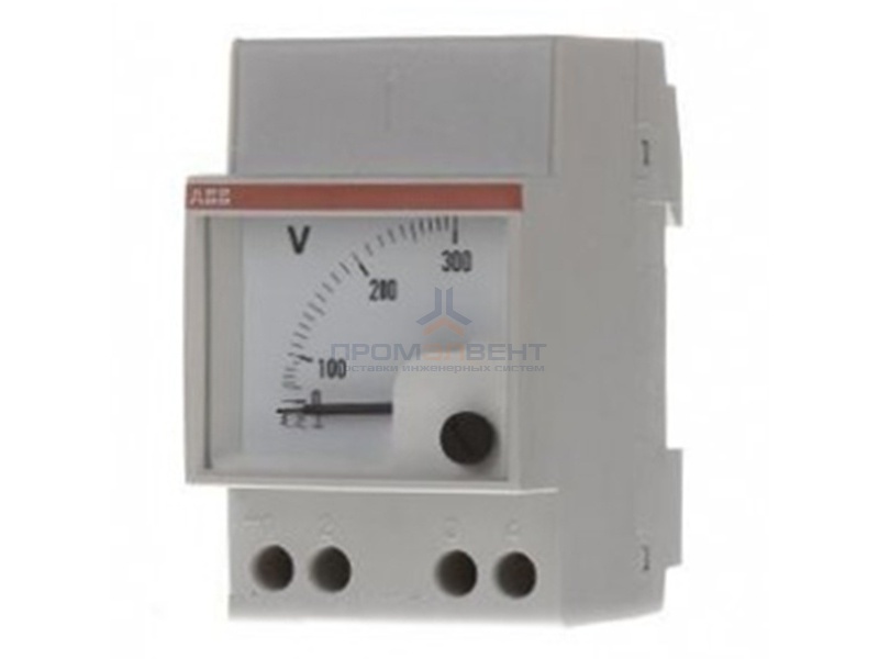 Вольтметр ABB VLM 1/300V модульный переменного тока